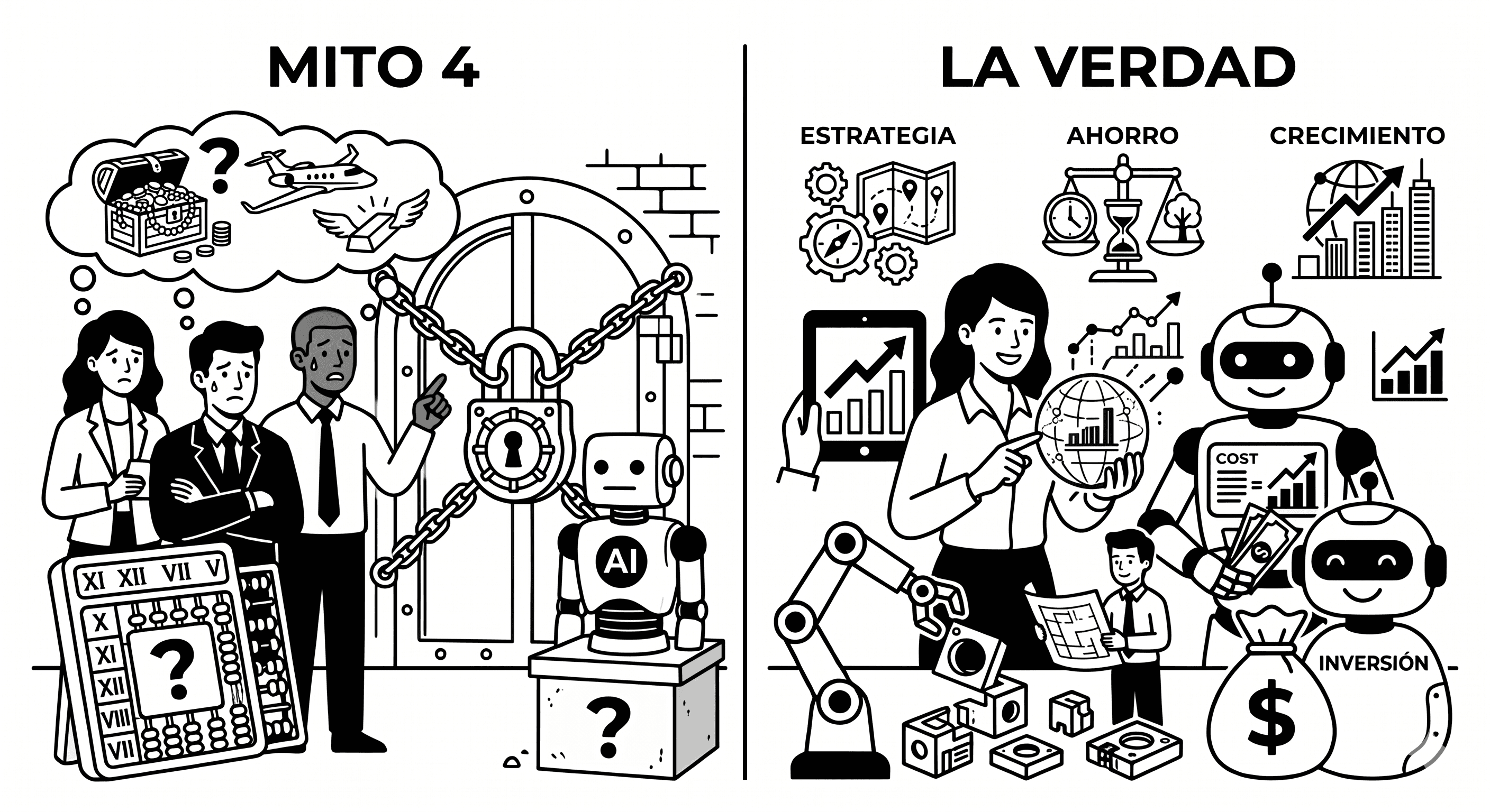 Mitos sobre usar Inteligencia Artificial en tu negocio